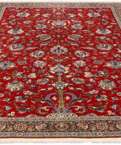Qom Persian Rug 318 × 218 cm, wool & silk, hand-knotted — view 2