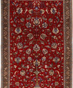 Qom Persian Rug 318 × 218 cm, wool & silk, hand-knotted