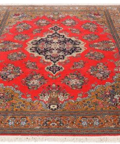 Qom Persian Rug 335 × 218 cm, wool & silk, hand-knotted — view 2