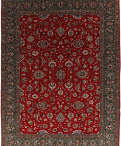 Qom Persian Rug 325 × 246 cm, wool & silk, hand-knotted