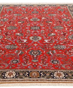 Qom Persian Rug 340 × 251 cm, wool & silk, hand-knotted — view 2