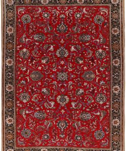 Qom Persian Rug 340 × 251 cm, wool & silk, hand-knotted