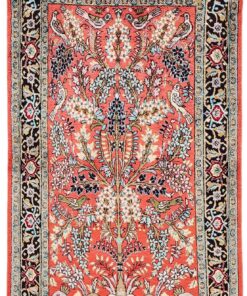 Qom Persian Rug 122 × 72 cm, silk, hand-knotted