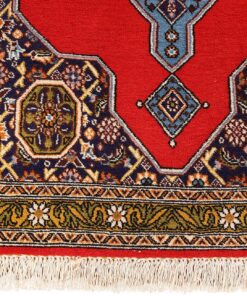 Qom Persian Rug 132 × 75 cm, wool & silk, hand-knotted — view 5