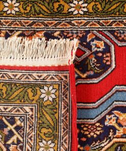 Qom Persian Rug 132 × 75 cm, wool & silk, hand-knotted — view 7