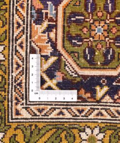 Qom Persian Rug 132 × 75 cm, wool & silk, hand-knotted — view 9