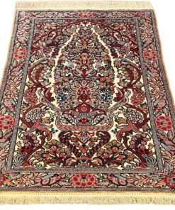 Qom Persian Rug 133 × 77 cm, silk, hand-knotted — view 2