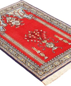 Qom Persian Rug 123 × 84 cm, wool & silk, hand-knotted — view 4