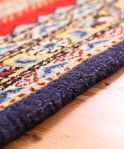 Qom Persian Rug 123 × 84 cm, wool & silk, hand-knotted — view 6