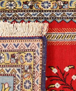 Qom Persian Rug 123 × 84 cm, wool & silk, hand-knotted — view 7