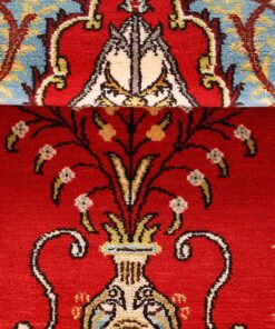 Qom Persian Rug 123 × 84 cm, wool & silk, hand-knotted — view 8